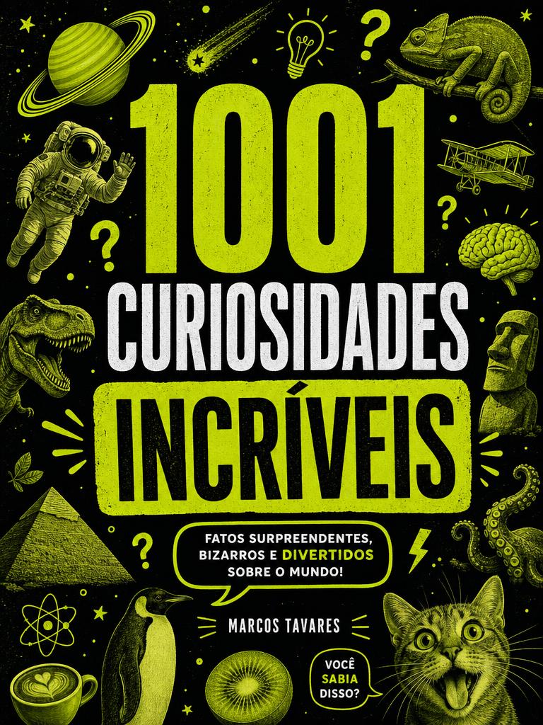 Capa do livro 1001 Curiosidades Incríveis de Marcos Tavares