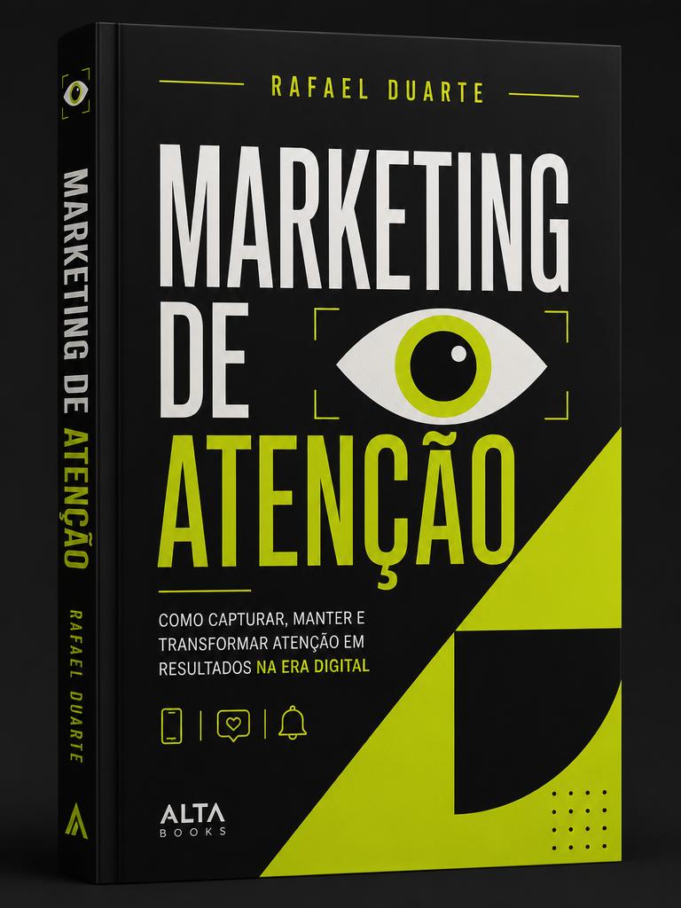Capa do livro Marketing de Atenção de Rafael Duarte
