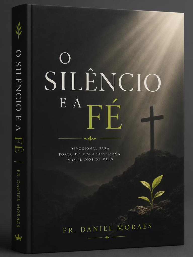 Capa do livro O Silêncio e a Fé de Pr. Daniel Moraes